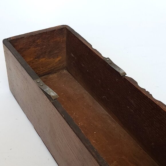 VINTAGE Sewing Machine Drawer OAK WOOD SINGER 30s 40s - Picture 7 of 7